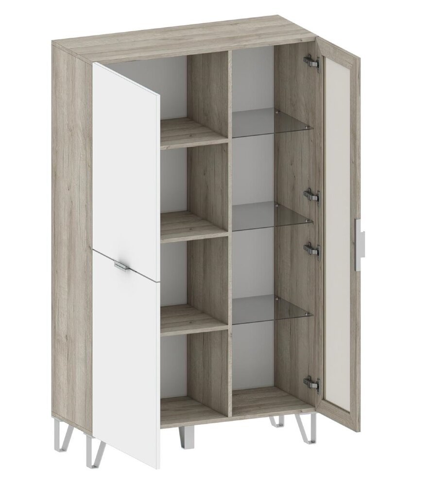 Шкаф со стеклом и 2 дверями ШК-3022 Анима   