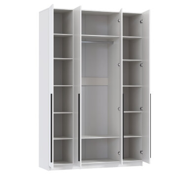 Шкаф 4-х створчатый 67.09 Брандо, белый