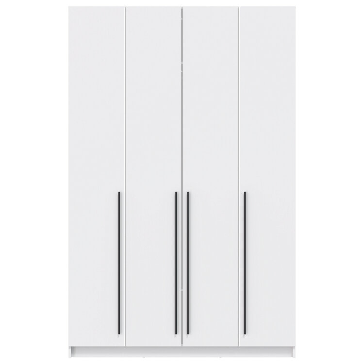 Шкаф 4-х створчатый 67.09 Брандо, белый 