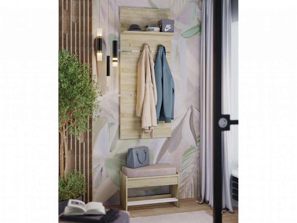 Вешалка с тумбой Эдем-1 