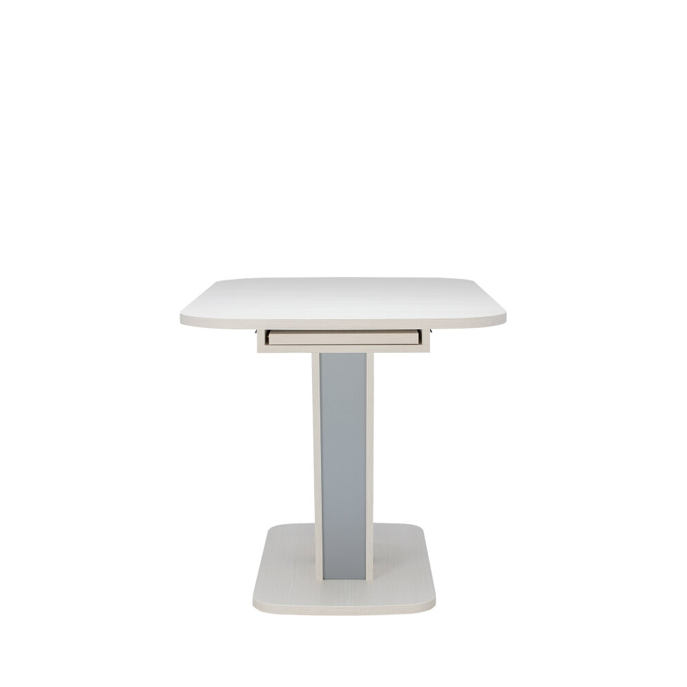 Стол раздвижной Бари, Бодега белый/серый 