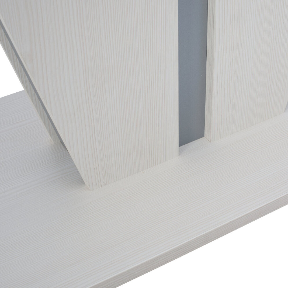 Стол раздвижной Бари, Бодега белый/серый 