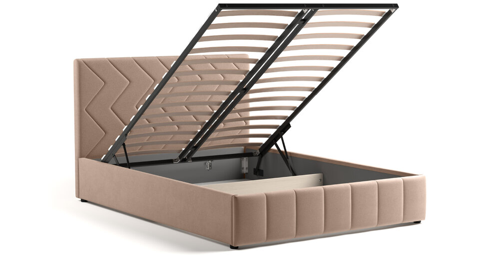 Кровать интерьерная Милана с подъемным механизмом 