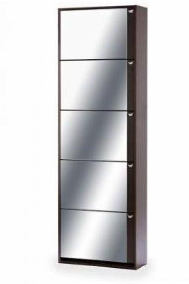 Обувница зеркальная Эдит 5S 