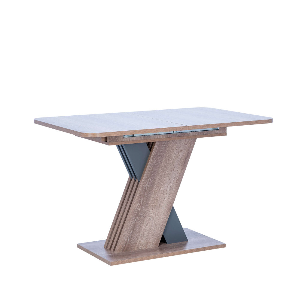 Стол раздвижной Гросс, Дуб сакраменто/ Антрацит 