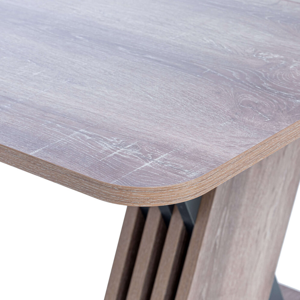 Стол раздвижной Гросс, Дуб сакраменто/ Антрацит 