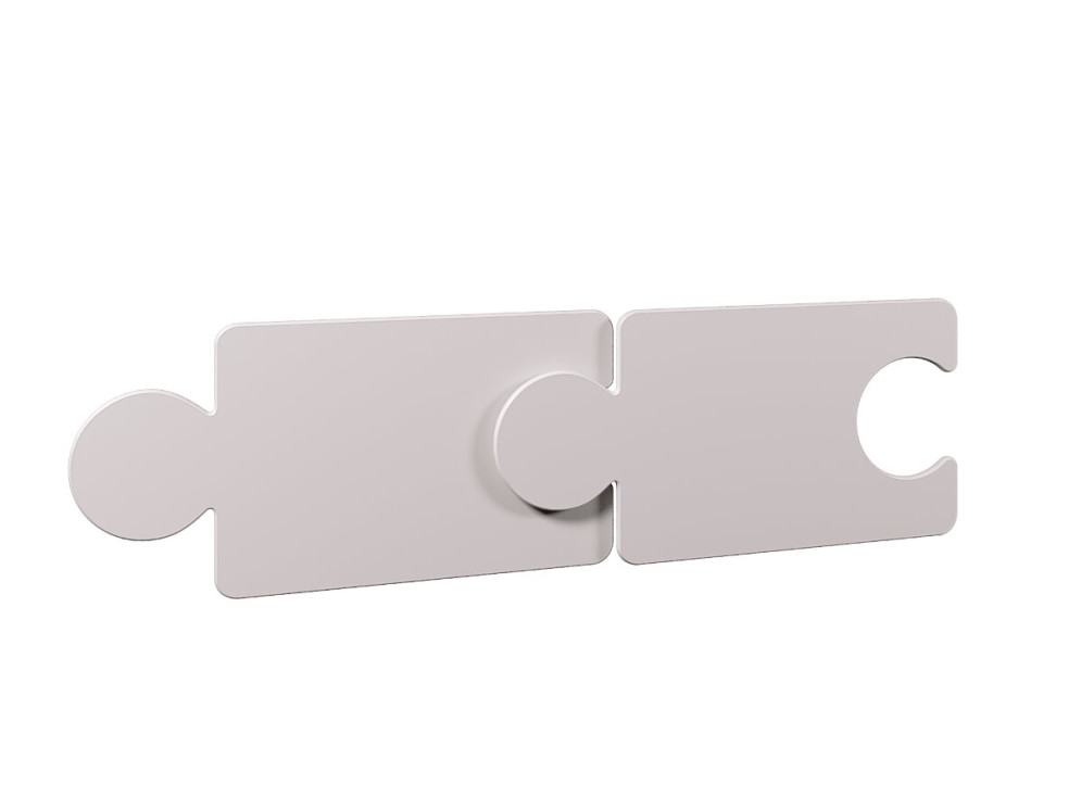 Кровать двухъярусная Тетрис, дуб млечный 