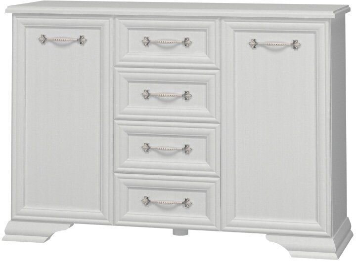 Комод 4 ящика 2 двери Грация 