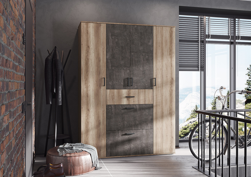 Шкаф 4-х дверный Нельсон ШК-03 