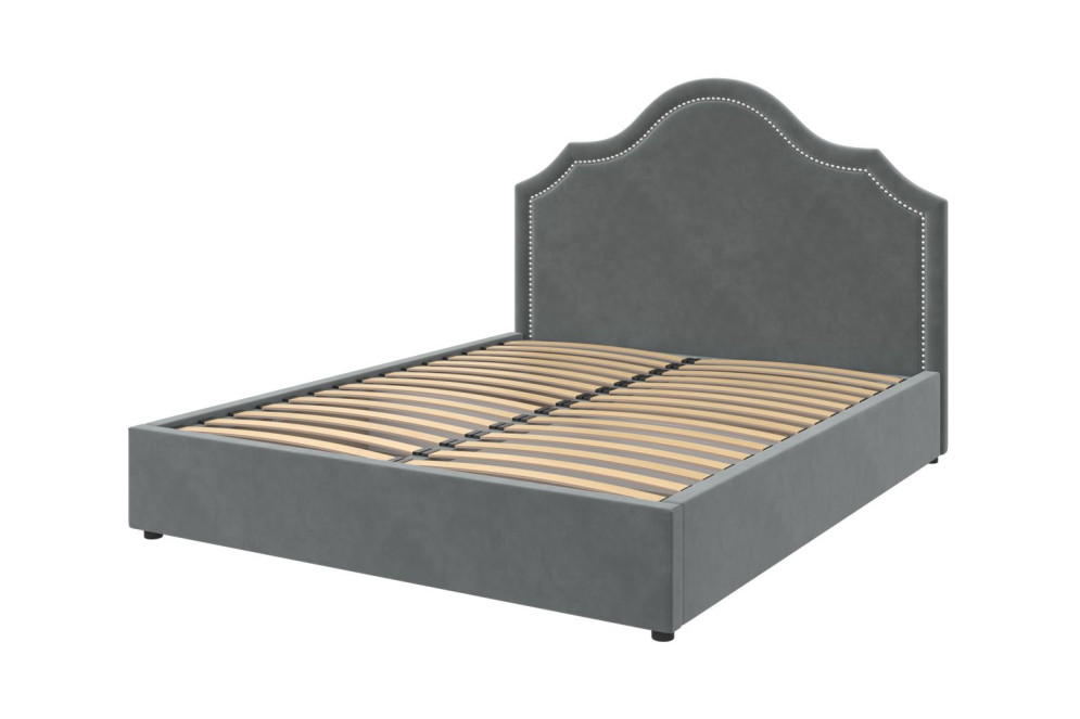 Кровать Оливия, холодный серый  