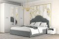 Кровать Оливия, холодный серый  