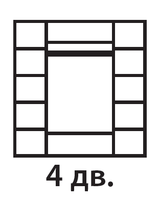 Шкаф 4 двери ПРШ2/4 Paradise  