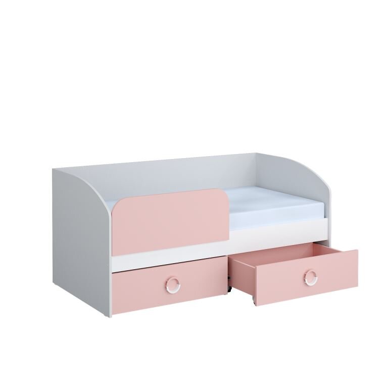Детская кровать Baby 1,8 розовая  