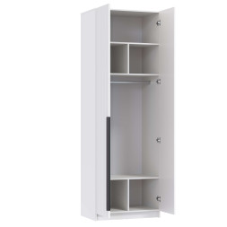 Шкаф 2-х створчатый 67.14 Брандо, МДФ белый