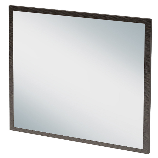 Зеркало прямоугольное Басса, крафт серый 