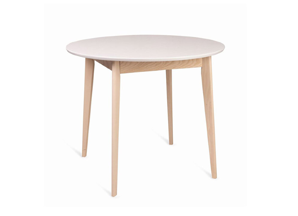 Стол РЭЙ 900 МДФ, белая эмаль 