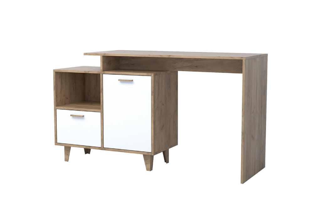 Стол письменный 1 дверь и 1 ящик на ножках Ст-2 ЭГО, Дуб Крафт 