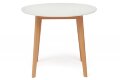 Стол обеденный BOSCO (Боско), белый/бук натуральный 10468