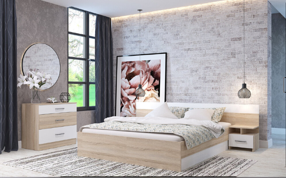 Спальня Леси с 4х-створчатым шкафом 