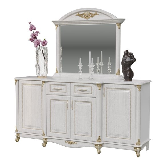 Зеркало Да Винчи, Белый 