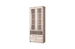 Шкаф с витриной 2 двери 2V2D1S JAZZ