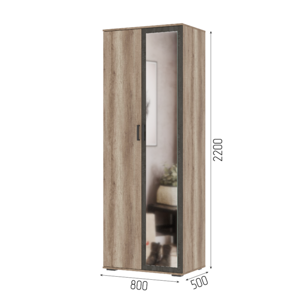 Шкаф 2-х дверный Нельсон ШК-04 