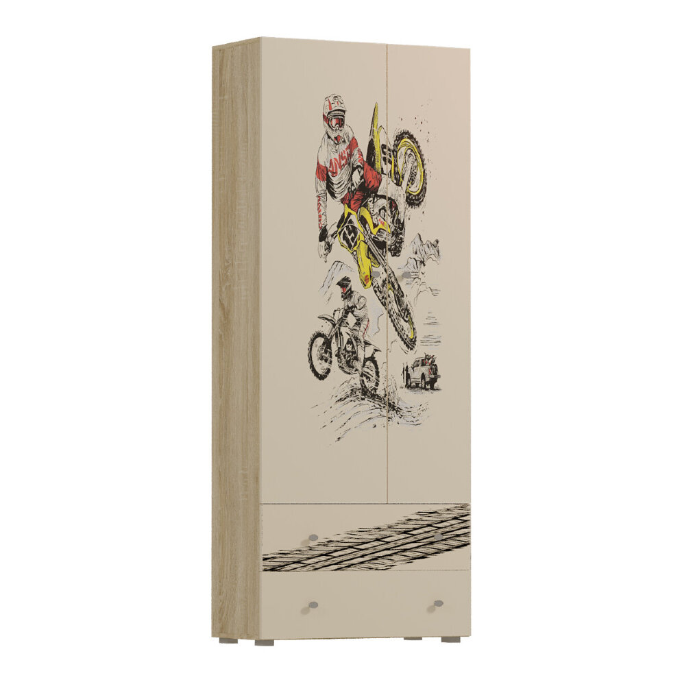 Шкаф ДМ 800 с ящиками Форсаж, сонома 