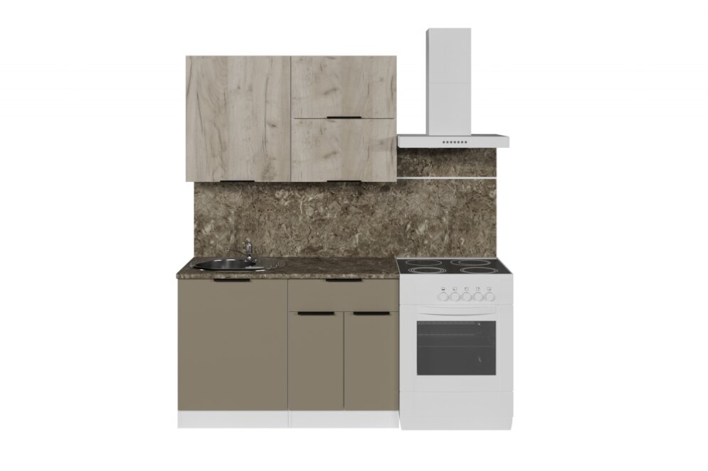 Кухонный гарнитур Альба лайт, 120 см 