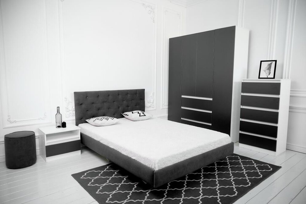 Кровать с мягкими царгами Милана 