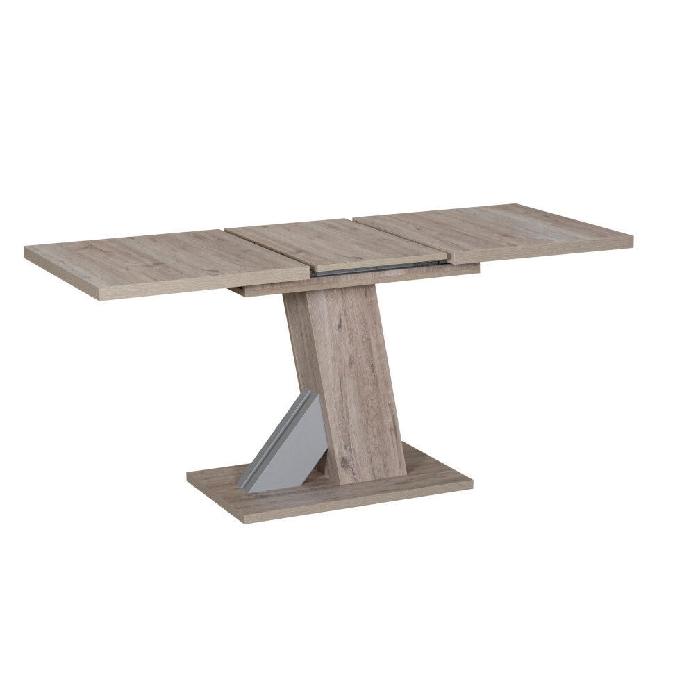 Стол раздвижной Луссо, Дуб сакраменто/Антрацит 