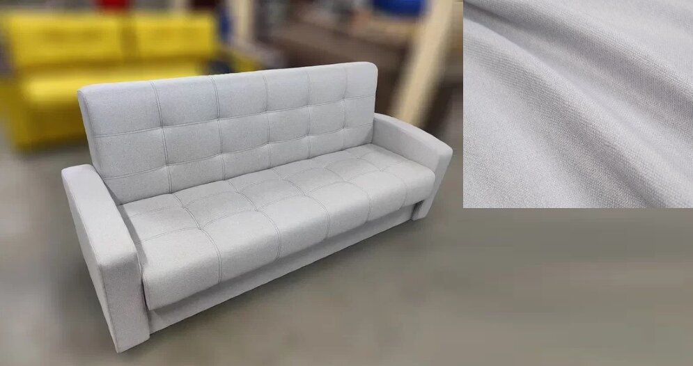 Диван Оттава NEW (независимый пружинный блок) BRAVO light grey 