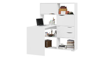 Стол письменный тип 7, белый ясень