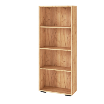 Стеллаж Квартет-13, Дуб крафт золотой/Графит