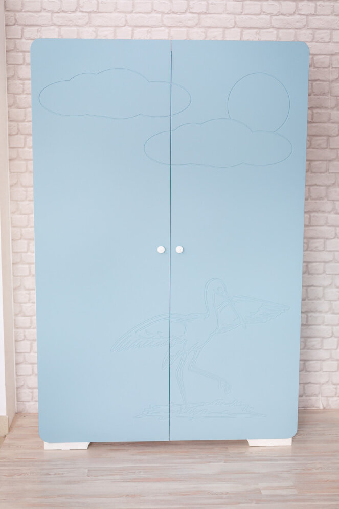 Шкаф 2-х створчатый Журавлик  