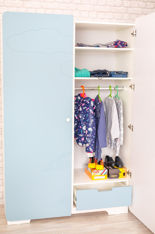 Шкаф 2-х створчатый Журавлик  