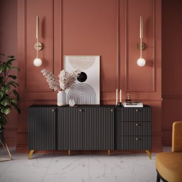 Комод RENO (Рено) КД-1, Чёрный