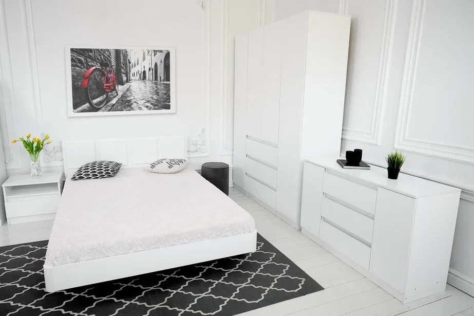 Модульная спальня Парус, белый (комплектация 2) 