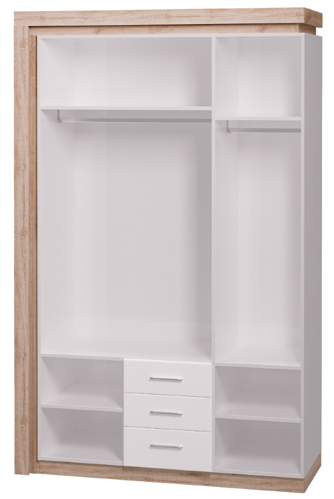 Шкаф для одежды с ящиками 3-х дверный Люмен №15  