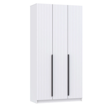 Шкаф 3-х створчатый 67.12 Брандо, МДФ белый (h 238 см) 