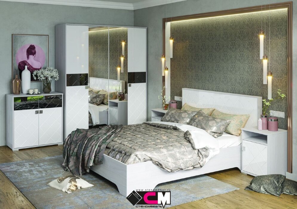 Шкаф 4х-створчатый Сальма 