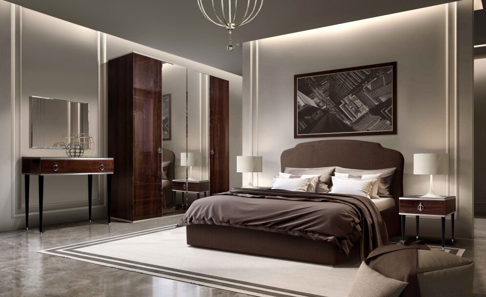 Шкаф 5 дверей РМШ1/5 (с зеркалом) Rimini 