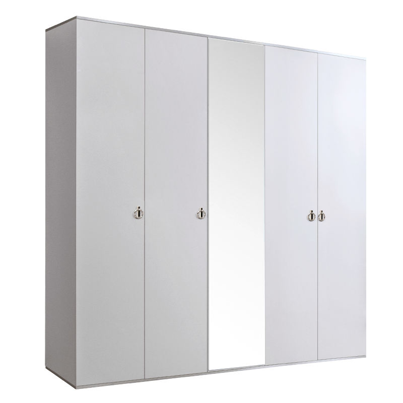 Шкаф 5 дверей РМШ1/5 (с зеркалом) Rimini 