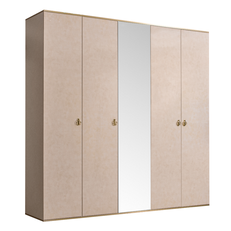 Шкаф 5 дверей РМШ1/5 (с зеркалом) Rimini 