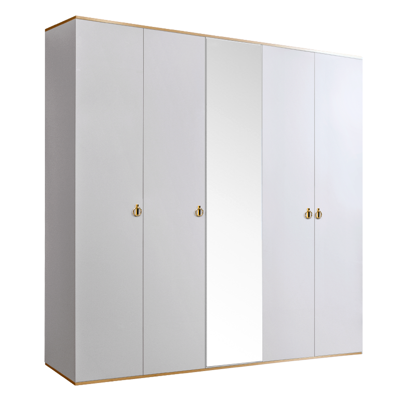 Шкаф 5 дверей РМШ1/5 (с зеркалом) Rimini 