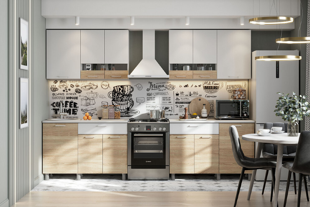 Кухонный гарнитур КГ-4 (2 шт) (2,4 м)  