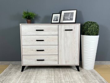 Комод-тумба Svetlana Loft, сосна белая