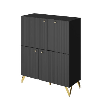 Комод RENO (Рено) КД-2, Чёрный