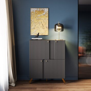 Комод RENO (Рено) КД-2, Чёрный