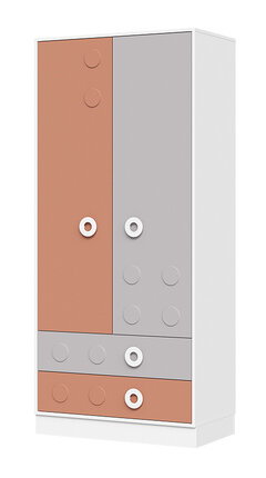 Шкаф 2-х створчатый с ящиками Турбо 