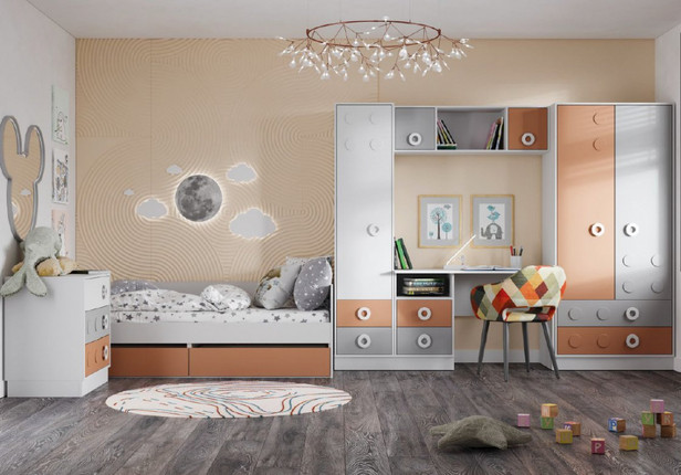 Шкаф 2-х створчатый с ящиками Турбо 